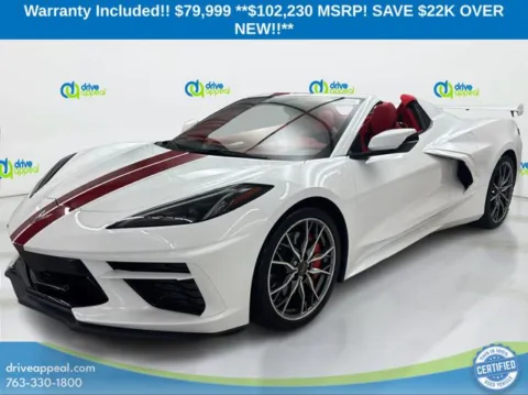 White 2023 Chevrolet Corvette Stingray for sale in Eden Prairie, MN