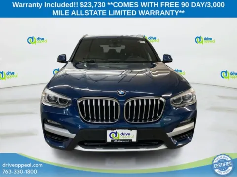 Photos of 2021 BMW X3 xDrive30i for sale in Eden Prairie, MN at Drive Appeal Eden Prairie