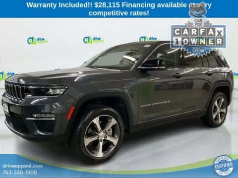 Gray 2022 Jeep Grand Cherokee 4xe for sale in Eden Prairie, MN