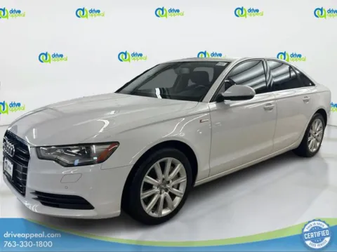 White 2014 Audi A6 3.0T Premium Plus for sale in Eden Prairie, MN