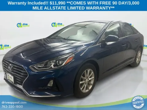 Blue 2019 Hyundai Sonata SE for sale in Eden Prairie, MN