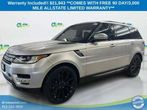 Silver 2017 Land Rover Range Rover Sport 3.0L V6 Supercharged HSE for sale in Eden Prairie, MN
