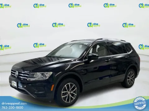 Black 2019 Volkswagen Tiguan 2.0T SE for sale in Eden Prairie, MN