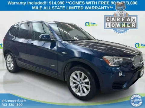 Another view of 2017 BMW X3 xDrive28i for sale in Eden Prairie, MN at Drive Appeal Eden Prairie