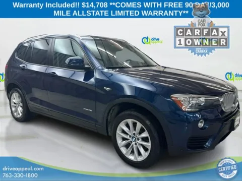 Another view of 2017 BMW X3 xDrive28i for sale in Eden Prairie, MN at Drive Appeal Eden Prairie