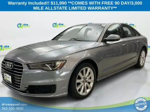 Gray 2016 Audi A6 2.0T Premium Plus for sale in Eden Prairie, MN