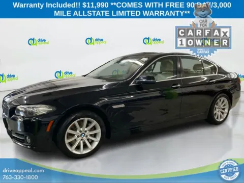 Black 2015 BMW 5 Series 535i xDrive for sale in Eden Prairie, MN