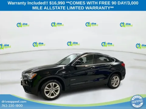 Black 2016 BMW X4 xDrive28i for sale in Eden Prairie, MN