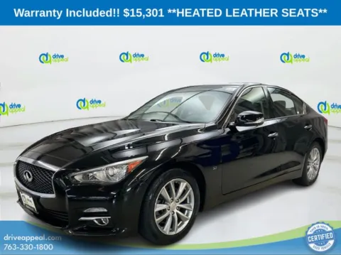 Black 2015 INFINITI Q50 Premium for sale in Eden Prairie, MN