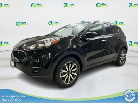 Black 2017 Kia Sportage EX for sale in Eden Prairie, MN
