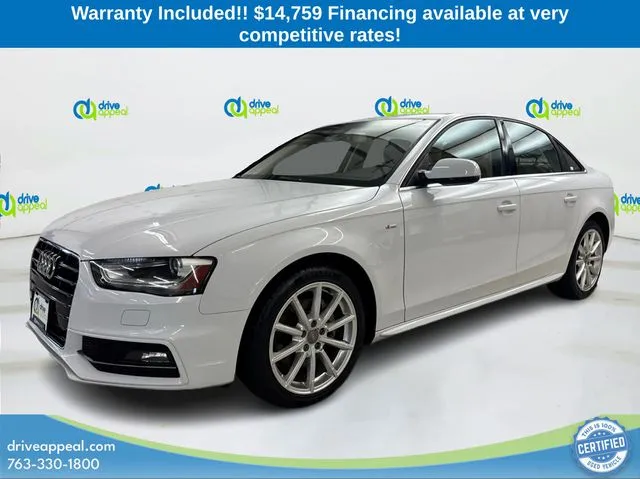 White 2015 Audi A4 2.0T Premium Plus for sale in Eden Prairie, MN