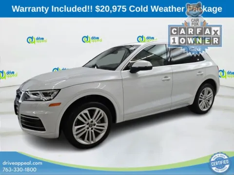 White 2020 Audi Q5 45 Premium Plus for sale in Eden Prairie, MN