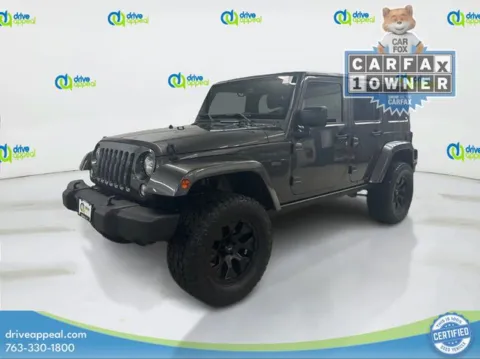 Gray 2014 Jeep Wrangler Unlimited Rubicon for sale in Anoka, MN