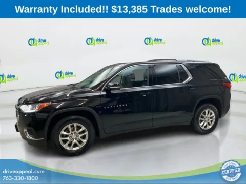 Black 2018 Chevrolet Traverse LT for sale in Anoka, MN