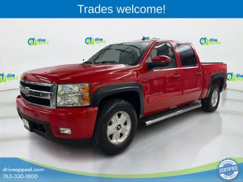 Red 2007 Chevrolet Silverado 1500 LTZ for sale in Anoka, MN