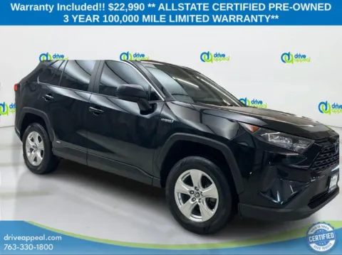 Another view of 2021 Toyota RAV4 Hybrid LE for sale in Anoka, MN at Drive Appeal Anoka