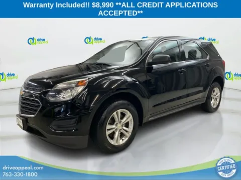 Black 2016 Chevrolet Equinox LS for sale in Anoka, MN