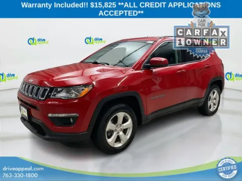 Red 2019 Jeep Compass Latitude for sale in Anoka, MN