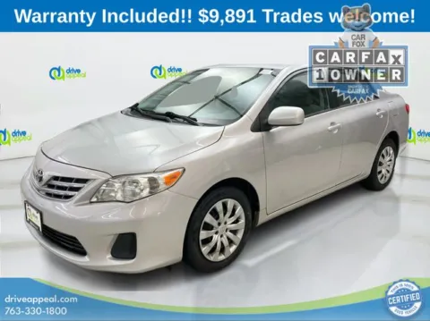 Silver 2013 Toyota Corolla LE for sale in Anoka, MN