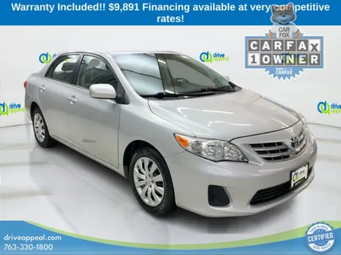 Another view of 2013 Toyota Corolla LE for sale in Anoka, MN at Drive Appeal Anoka