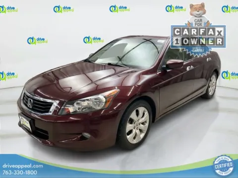 Red 2010 Honda Accord EX-L for sale in Anoka, MN