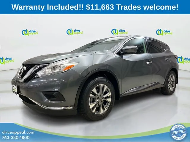 Gray 2016 Nissan Murano S for sale in Anoka, MN