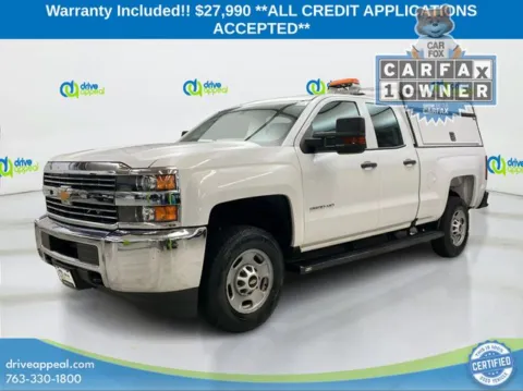 White 2017 Chevrolet Silverado 2500HD Work Truck for sale in Anoka, MN