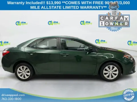 More photos of 2014 Toyota Corolla LE at Drive Appeal Anoka, MN