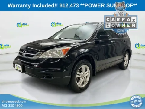 Black 2011 Honda CR-V EX-L for sale in Anoka, MN