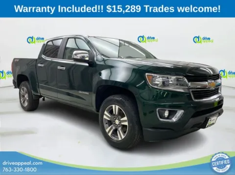 Green 2015 Chevrolet Colorado LT for sale in Anoka, MN