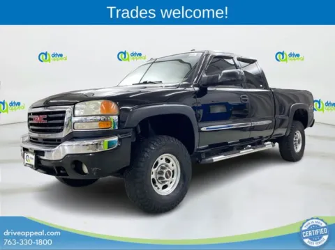 Black 2004 GMC Sierra 2500HD SLT for sale in Anoka, MN