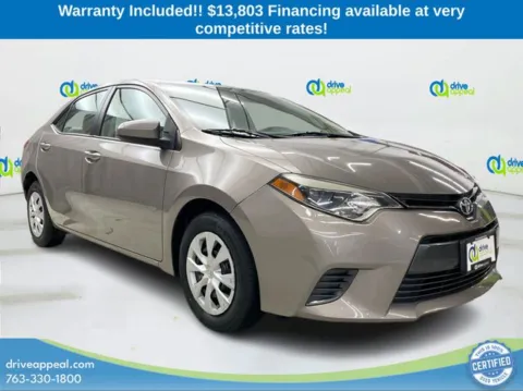 Another view of 2015 Toyota Corolla LE ECO for sale in Anoka, MN at Drive Appeal Anoka