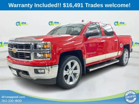 Red 2014 Chevrolet Silverado 1500 LT for sale in Anoka, MN