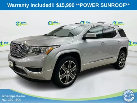 Silver 2018 GMC Acadia Denali for sale in Anoka, MN