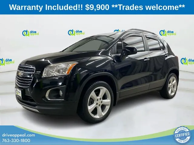 Black 2015 Chevrolet Trax LTZ for sale in Anoka, MN