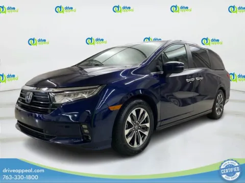 Black 2021 Honda Odyssey EX-L for sale in Anoka, MN