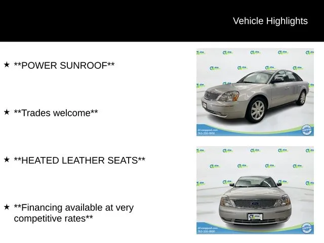 Ford Five Hundred photo 12