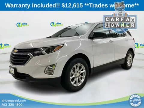 White 2018 Chevrolet Equinox LS for sale in Anoka, MN
