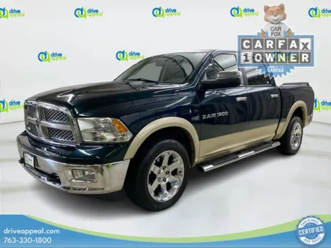 Green 2011 Ram 1500 Laramie for sale in Anoka, MN