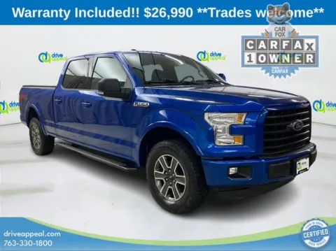 Blue 2017 Ford F-150 XLT for sale in Anoka, MN