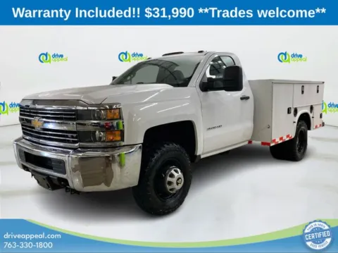 White 2015 Chevrolet Silverado 3500HD Work Truck for sale in Anoka, MN