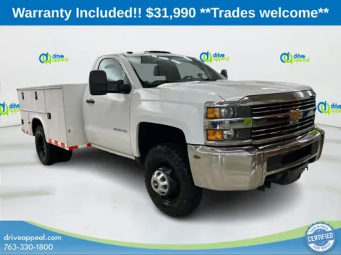 White 2015 Chevrolet Silverado 3500HD Work Truck for sale in Anoka, MN
