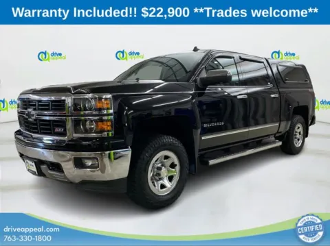 Black 2014 Chevrolet Silverado 1500 LTZ for sale in Anoka, MN