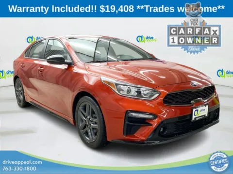 Orange 2021 Kia Forte GT-Line for sale in Anoka, MN