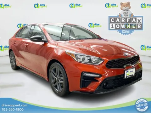 Orange 2021 Kia Forte GT-Line for sale in Anoka, MN