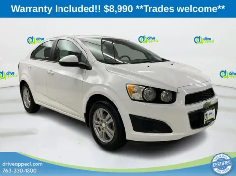 White 2016 Chevrolet Sonic LT for sale in Anoka, MN