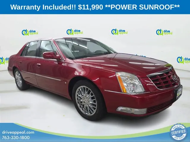Red 2009 Cadillac DTS 1SE for sale in Anoka, MN