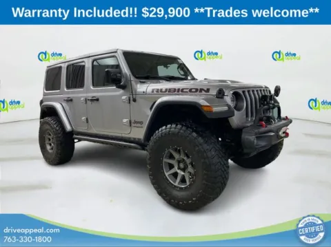 Silver 2018 Jeep Wrangler Unlimited Rubicon for sale in Anoka, MN