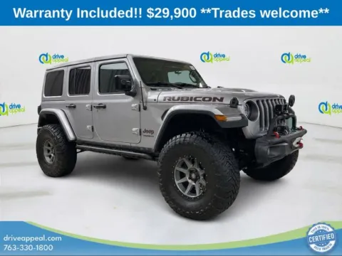 Silver 2018 Jeep Wrangler Unlimited Rubicon for sale in Anoka, MN