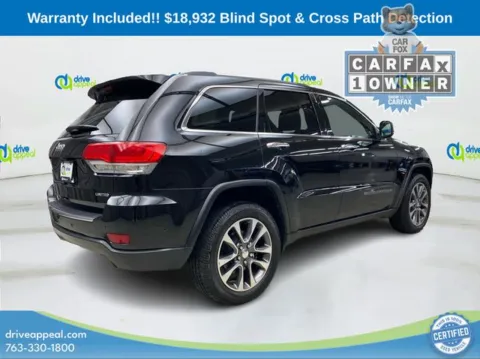 More photos of 2018 Jeep Grand Cherokee Limited at Drive Appeal Anoka, MN